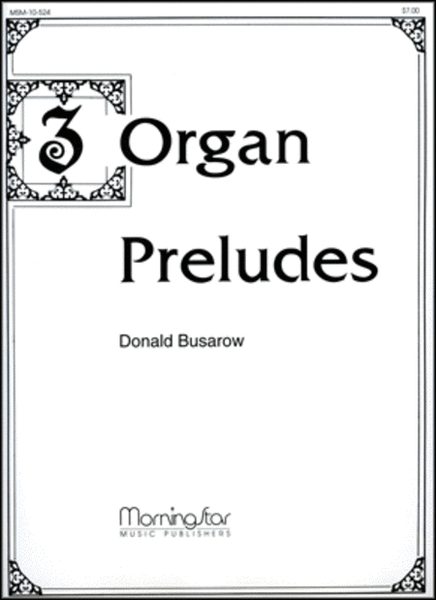 Three Organ Preludes image number null