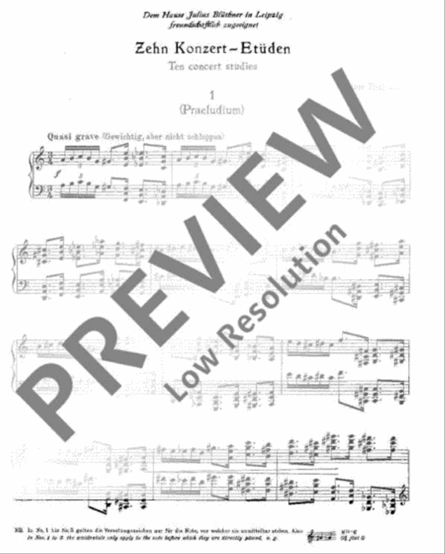 5 x 10 Etüden Piano Solo scores gallery preview page 3