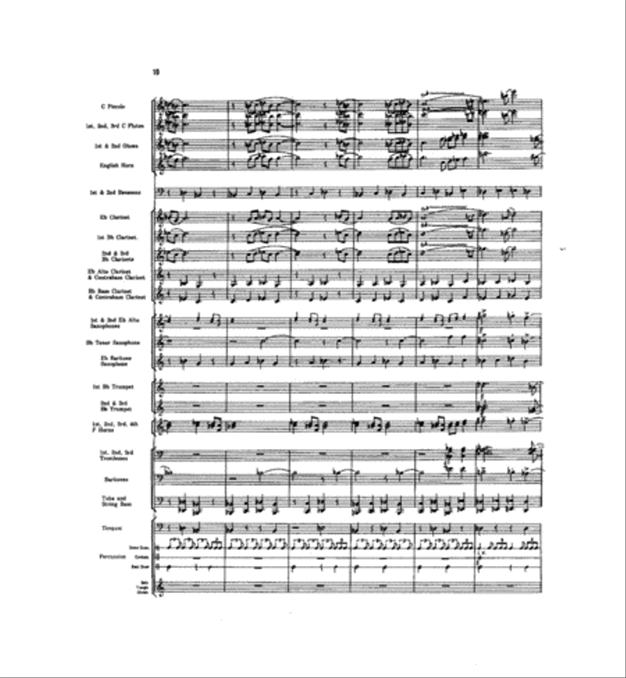 Caccia and Chorale Concert Band scores gallery preview page 9