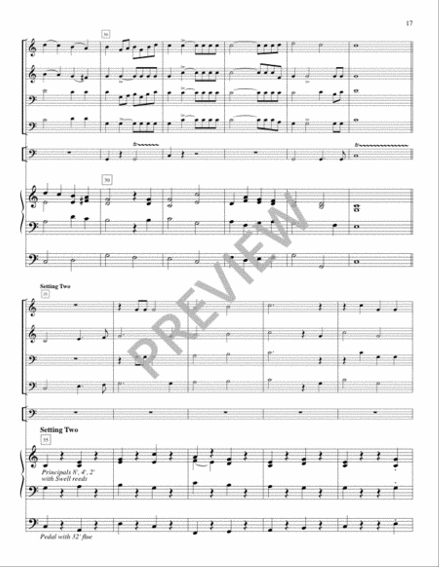 Festival Hymns for Organ, Brass and Timpani - Volume 8, General Trombone scores gallery preview page 19