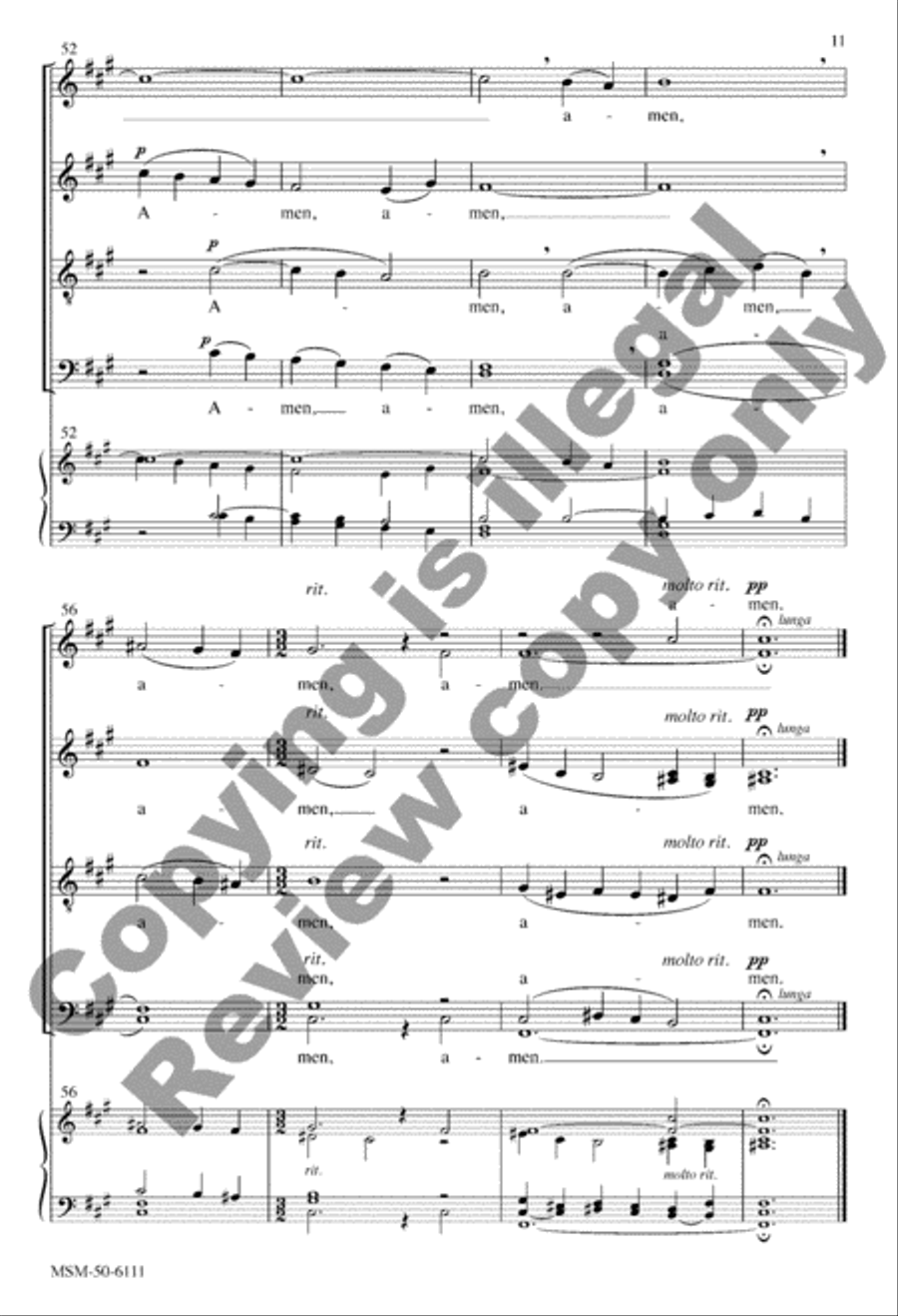 Where Charity and Love Prevail/Donde Hay Amor y Caridad Divisi scores gallery preview page 11