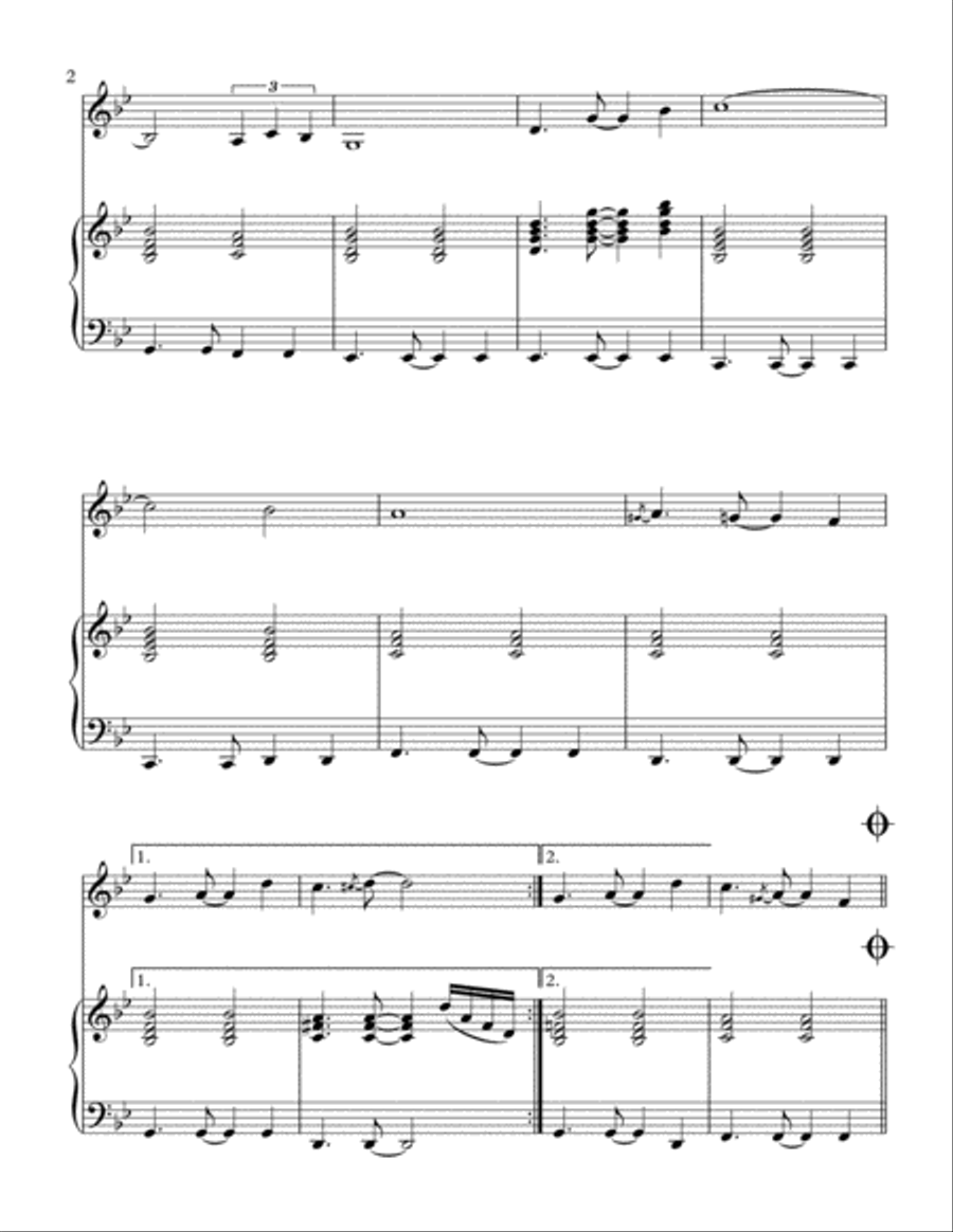 Gladiator Main Theme Woodwind Duet scores gallery preview page 3