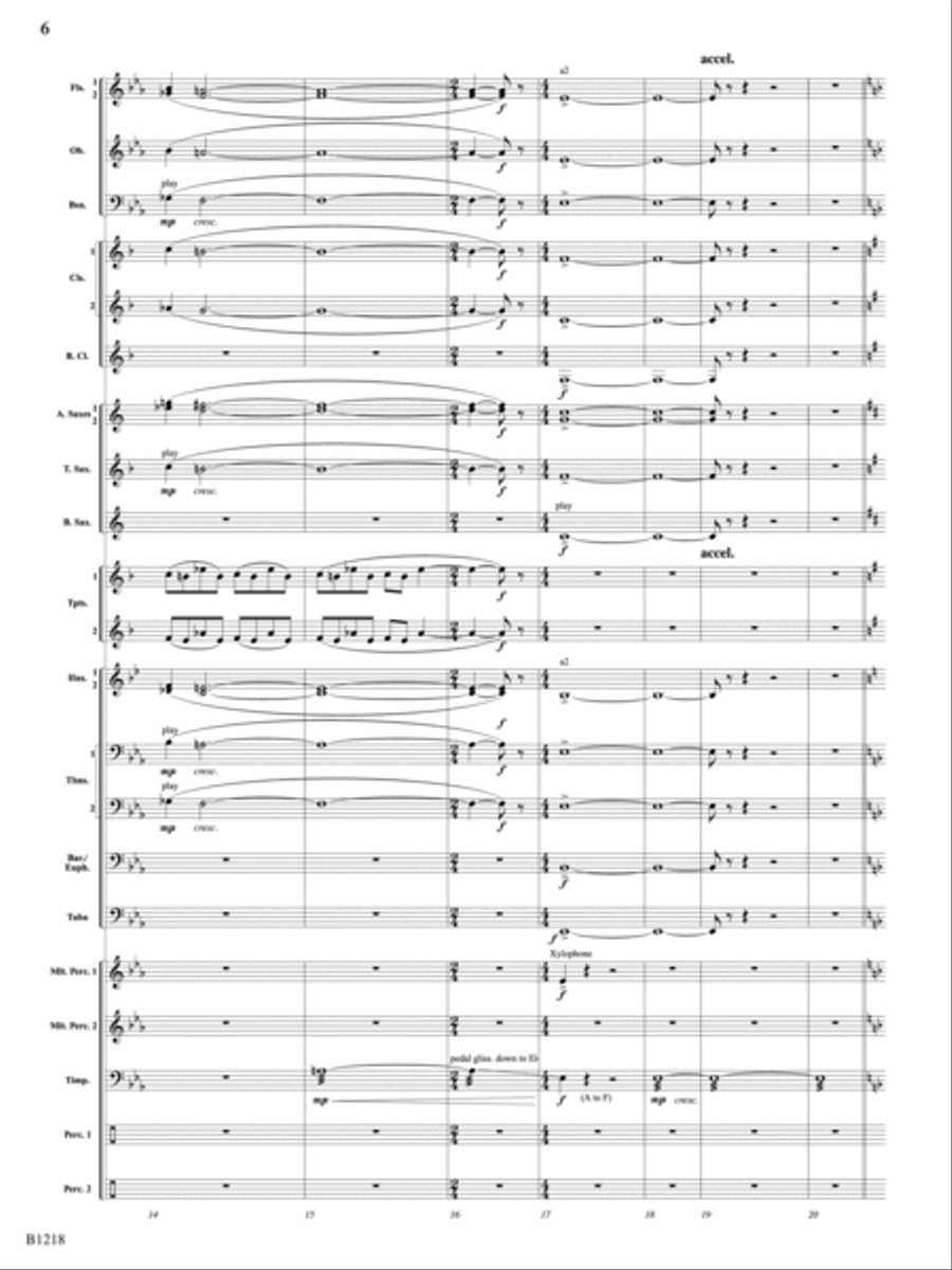 Roswell, 1947: Score Concert Band scores gallery preview page 6