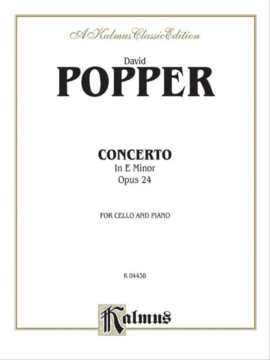 Cello Concerto in E Minor, Op. 24 Small Ensemble scores gallery preview page 1