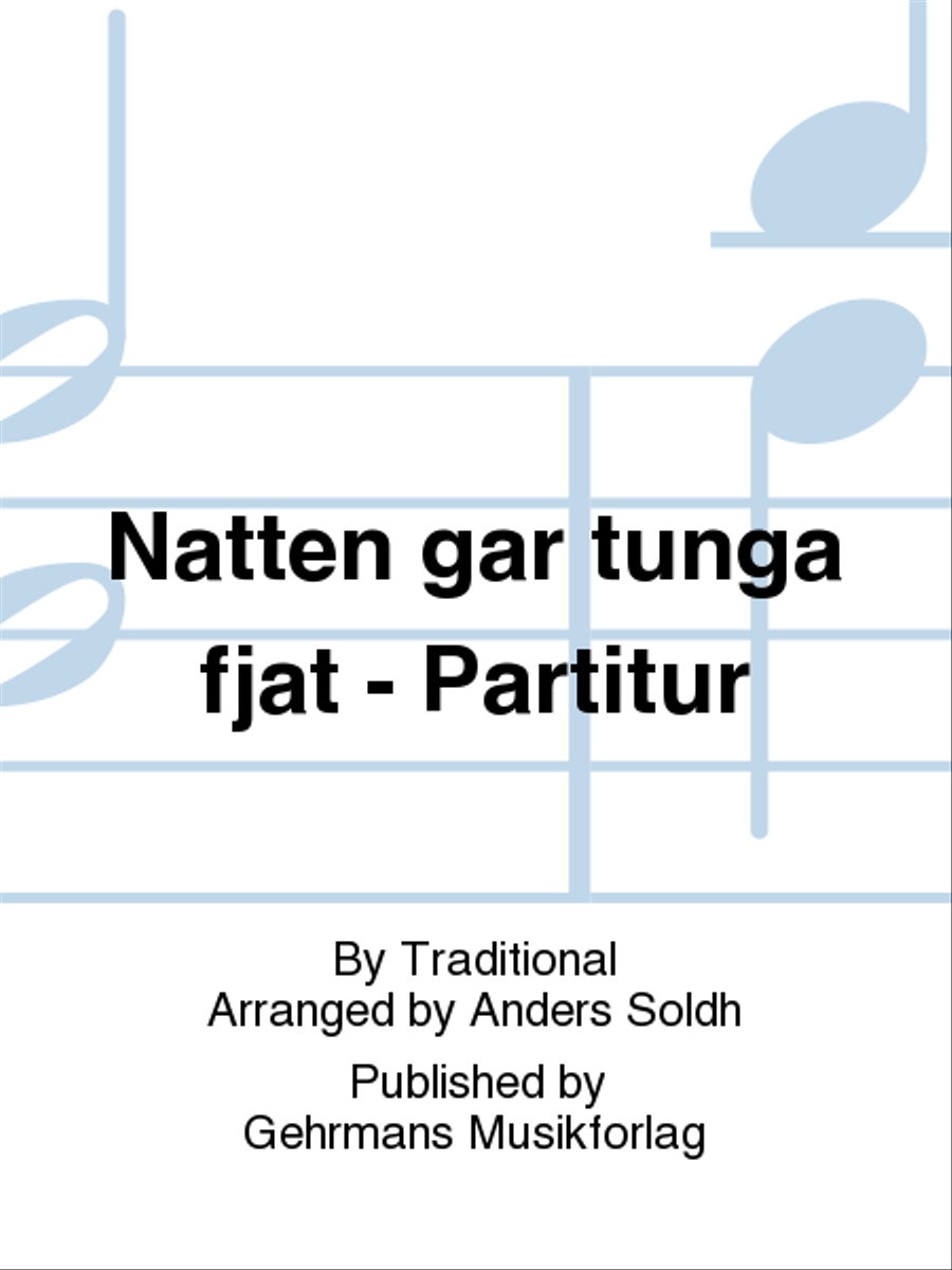 Natten gar tunga fjat - Partitur SA scores gallery preview page 1