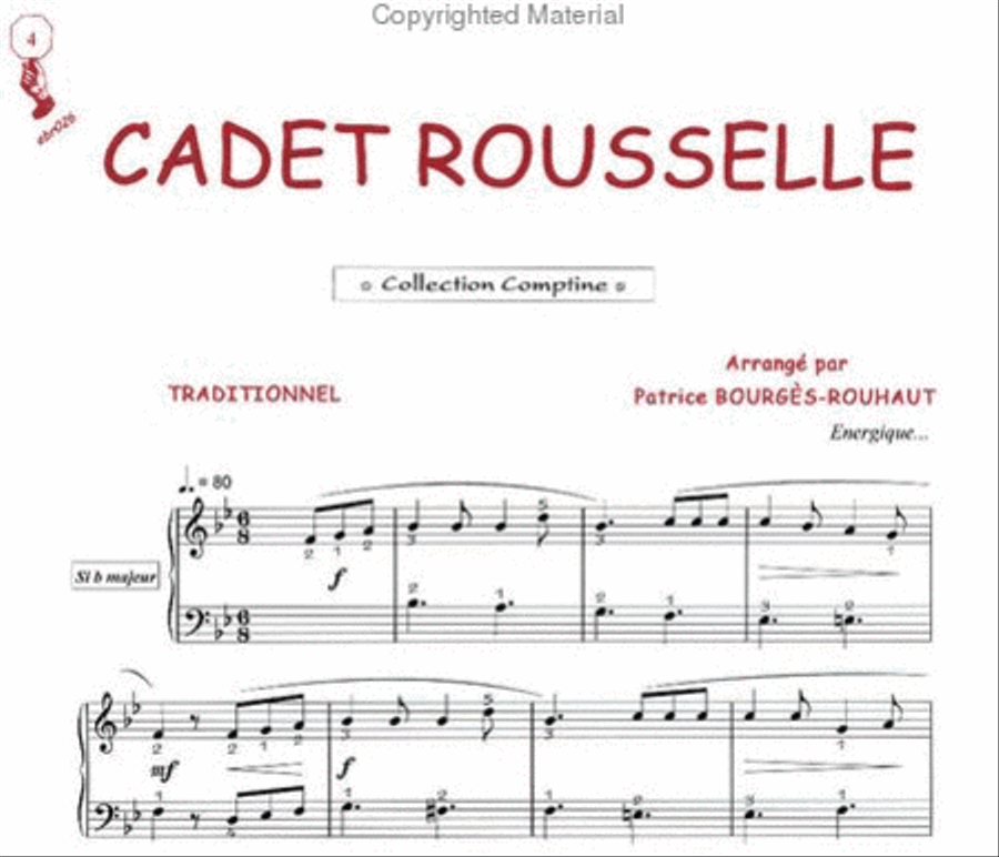 Cadet Roussel (Comptine) Guitar Tablature scores gallery preview page 2