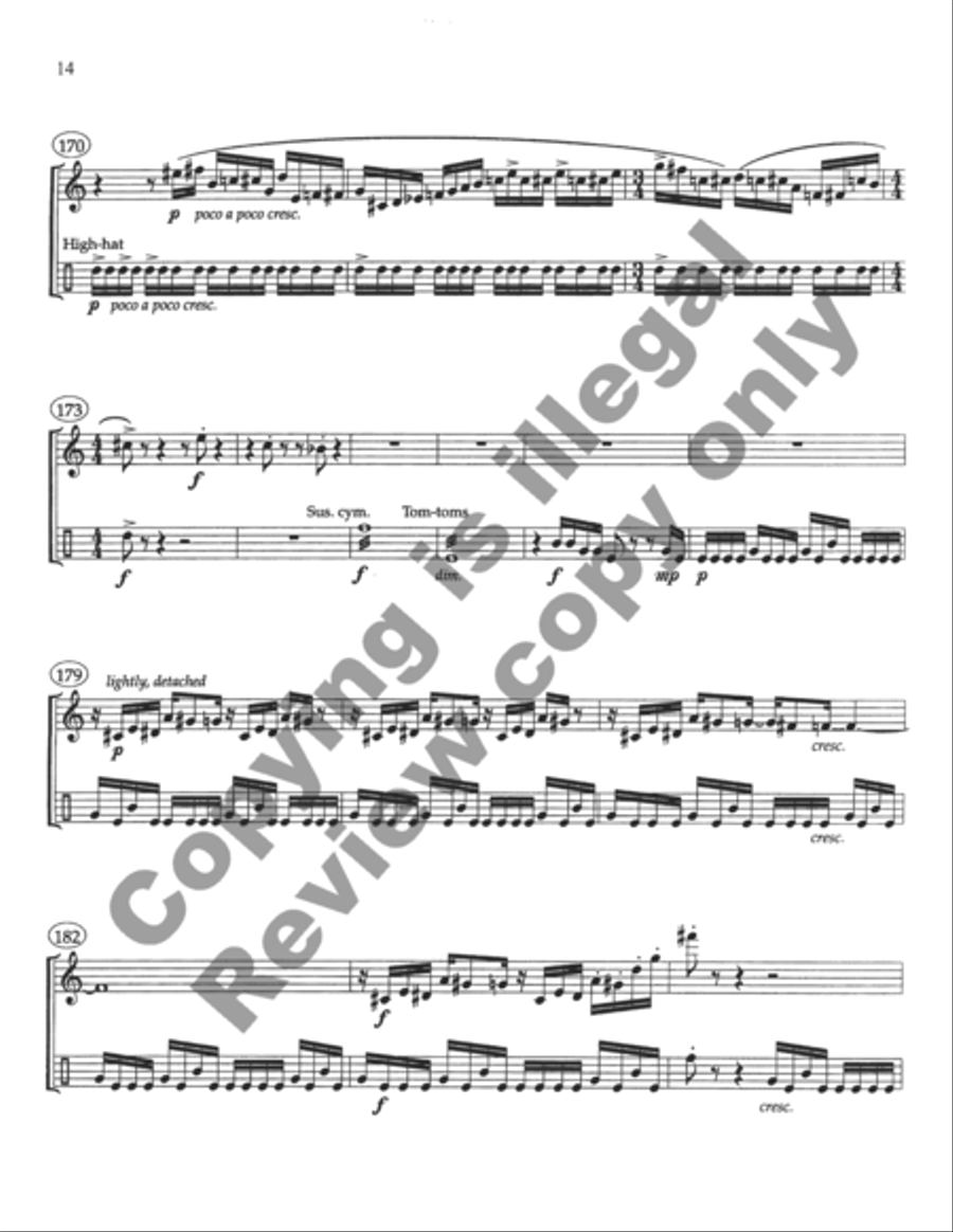 Corker Clarinet scores gallery preview page 29
