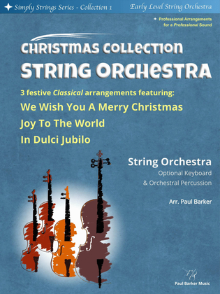 Book cover for Simply Strings Series - Christmas Collection 1 (String Orchestra)