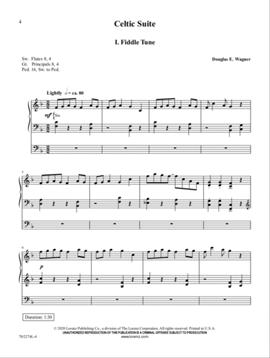 Celtic Suite for Organ image number null