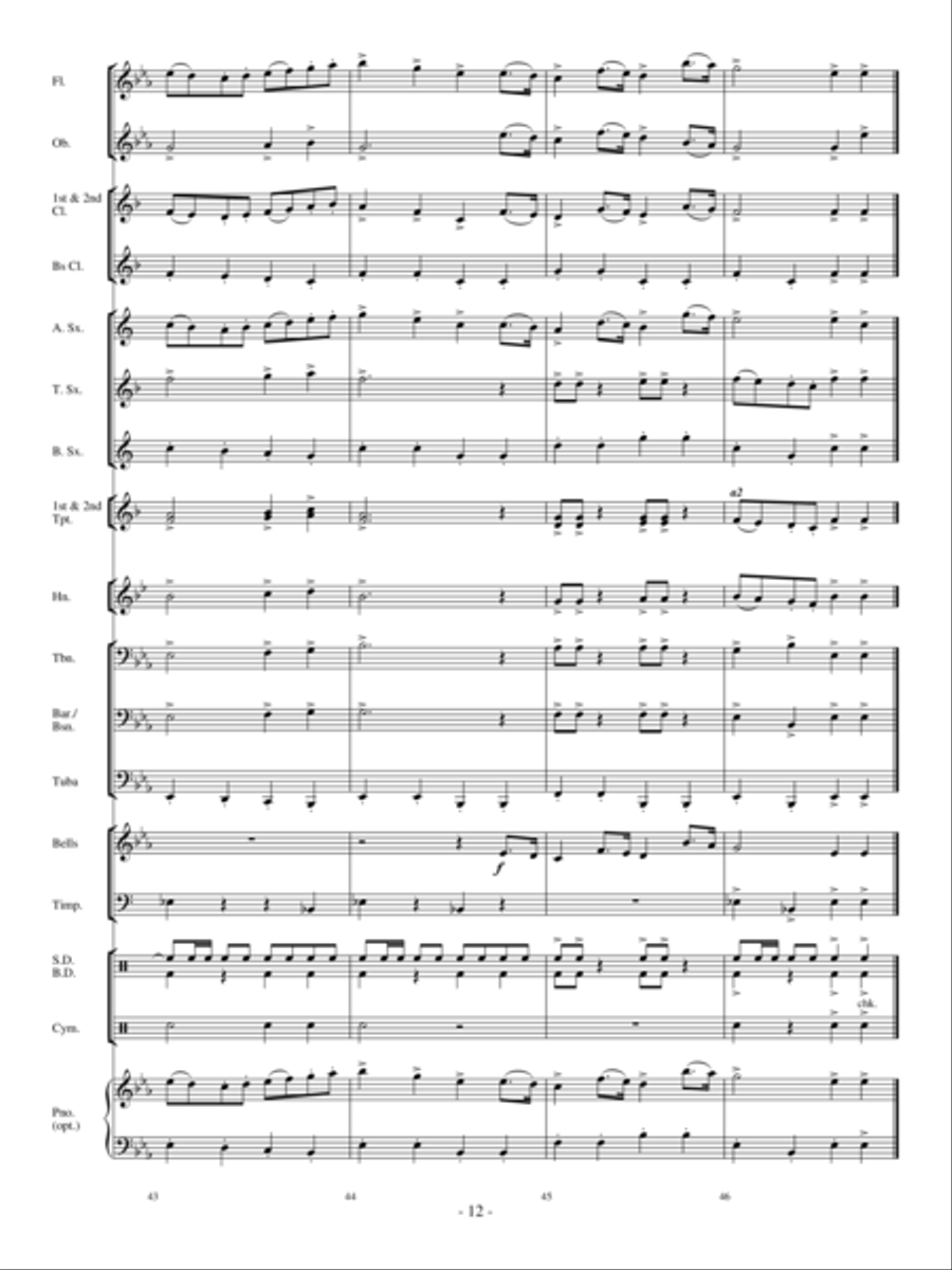 The Thunderer Concert Band scores gallery preview page 11