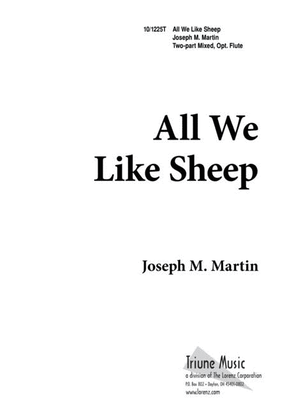 Book cover for All We Like Sheep