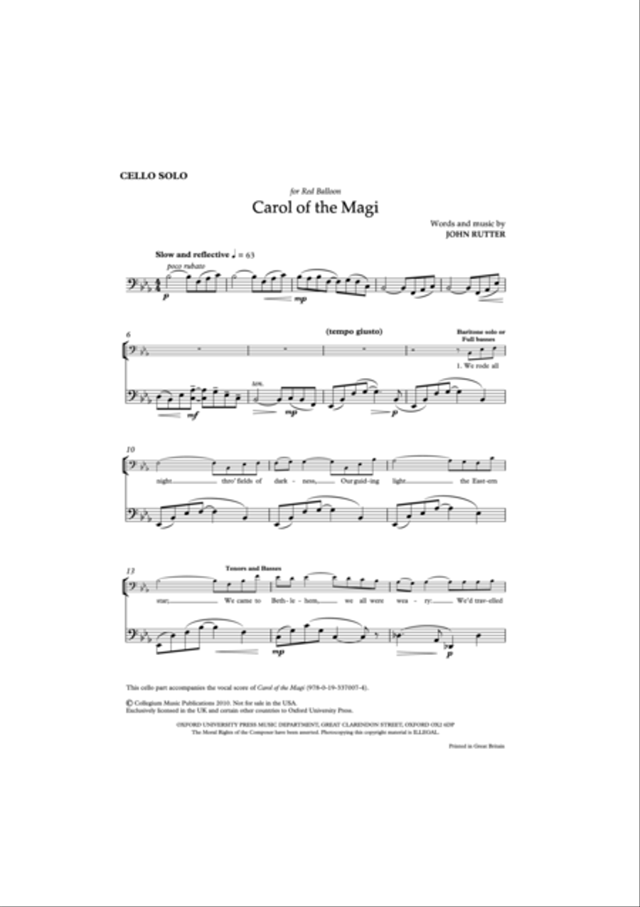 Carol of the Magi Carol of the Magi Choir scores gallery preview page 2