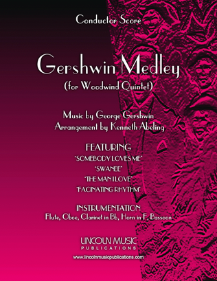 Book cover for Gershwin Medley (for Woodwind Quintet)