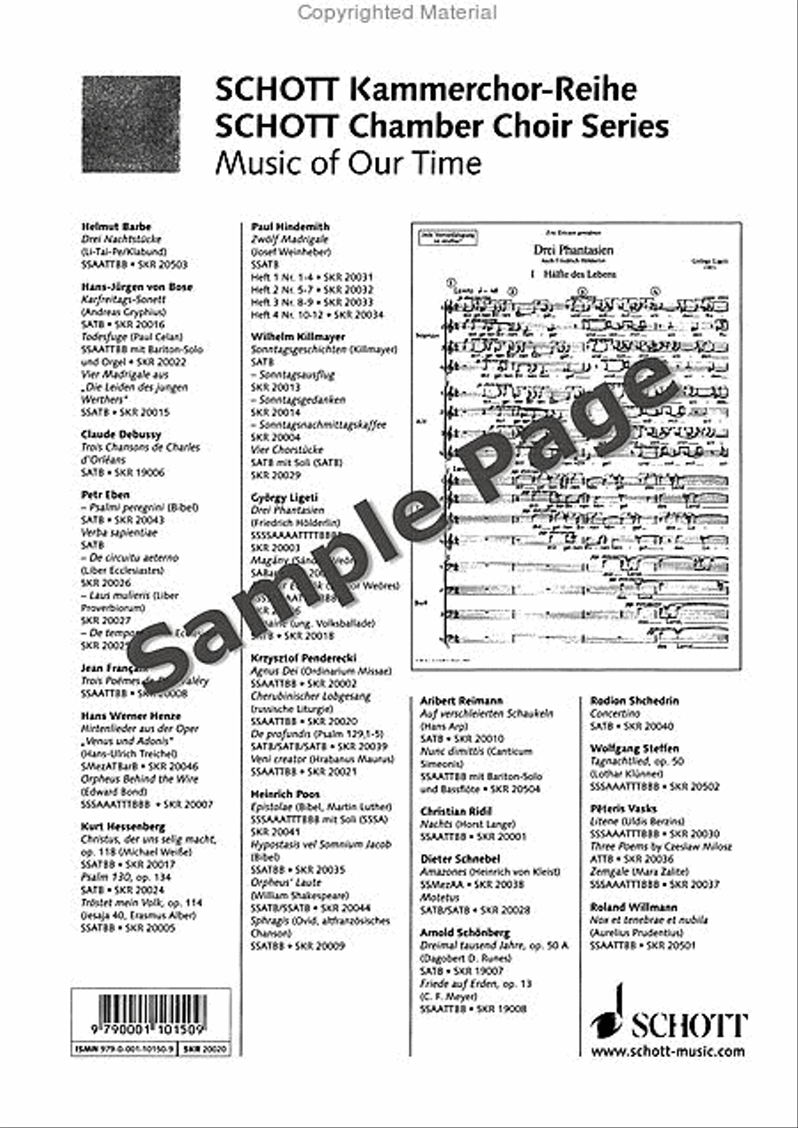 Song of Cherubim (1987) Song of Cherubim (1987) Divisi scores gallery preview page 17