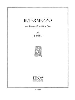 Book cover for Intermezzo (trumpet & Piano)