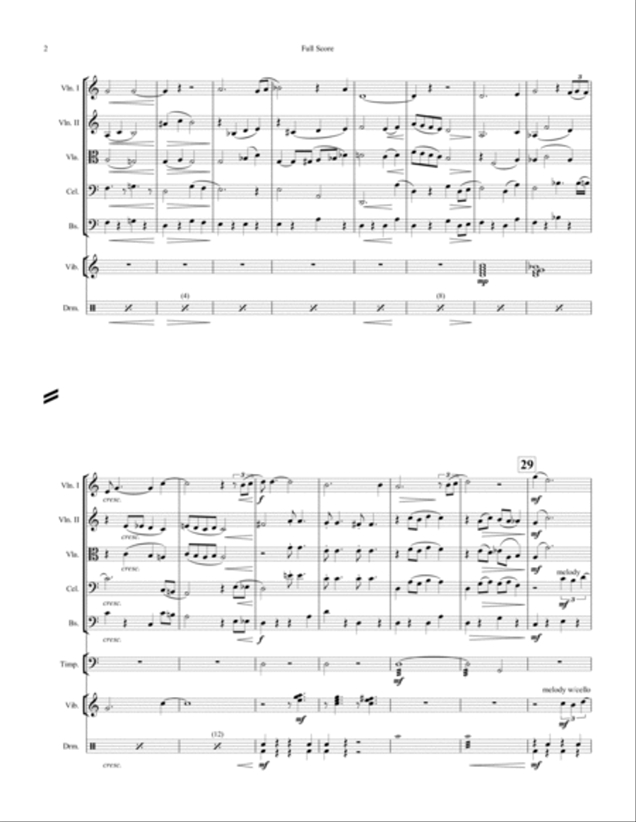 I'll Be Home For Christmas String Quartet scores gallery preview page 2