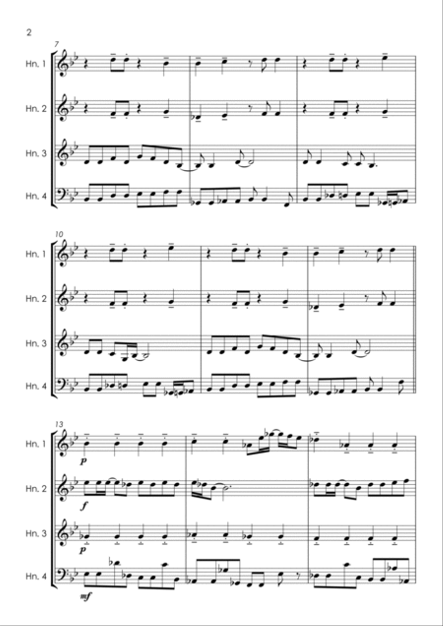 Lady Madonna Brass Ensemble scores gallery preview page 6