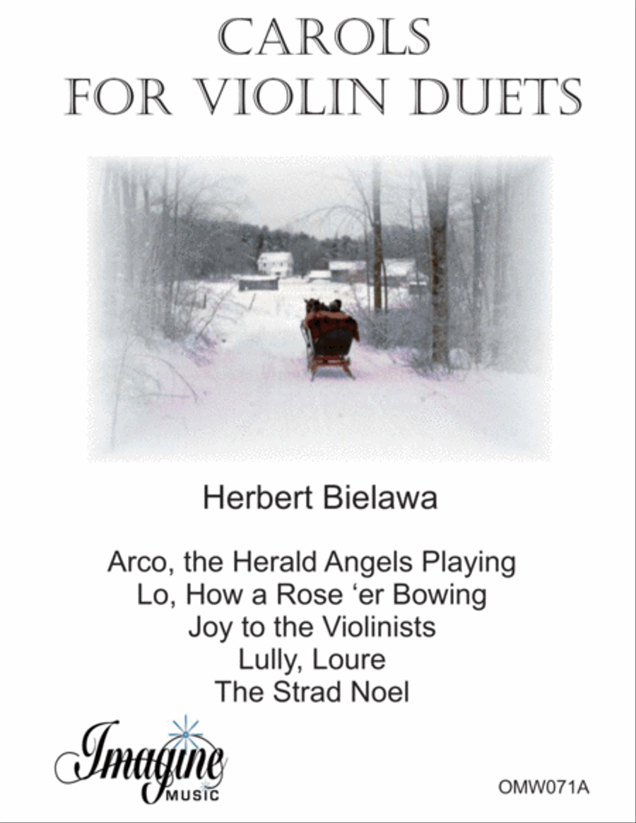 Carols for Violin Duets Carols for Violin Duets String Duet scores gallery preview page 1
