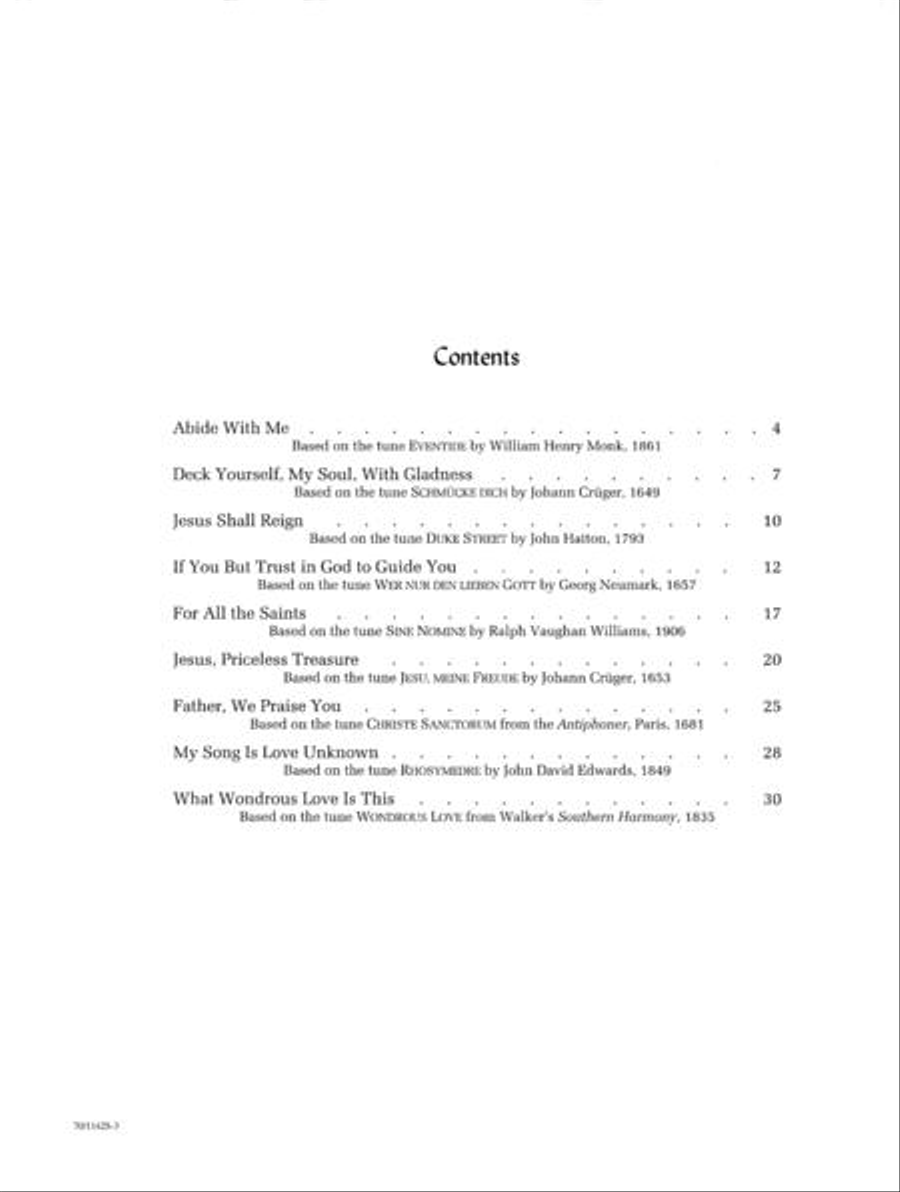 Hymn Meditations for Organ Organ Solo scores gallery preview page 3