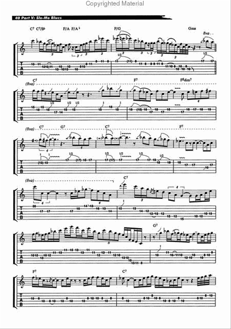 Playin' The Blues - Book/CD Electric Guitar scores gallery preview page 7
