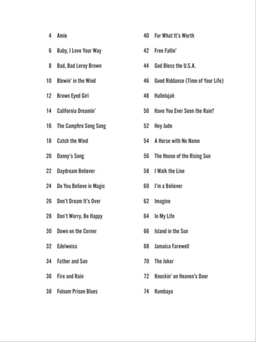 Campfire Songs – Strum Together Banjo scores gallery preview page 3