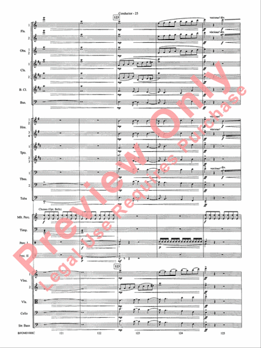 The Great Locomotive Chase Full Orchestra scores gallery preview page 32