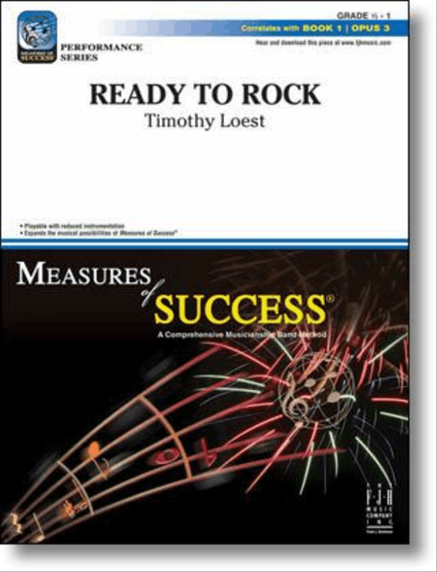 Ready to Rock Concert Band scores gallery preview page 1