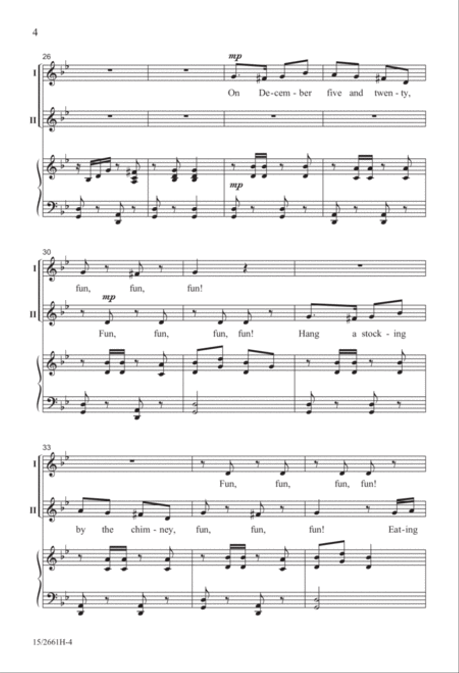 Fun, Fun, Fun! Fun, Fun, Fun! 2-Part scores gallery preview page 5