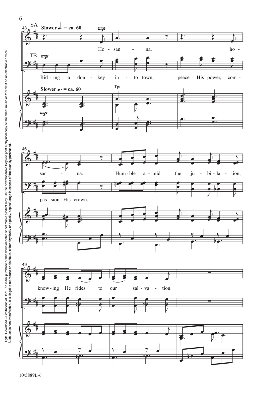 Lift Up Your Voice Lift Up Your Voice Choir scores gallery preview page 6