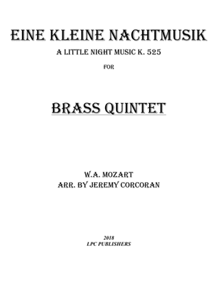Book cover for Eine Kleine Nachtmusik for Brass Quintet
