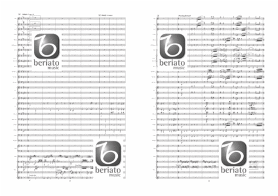 Symphony No. 2: States Of Mind, Opus 87 Concert Band scores gallery preview page 19