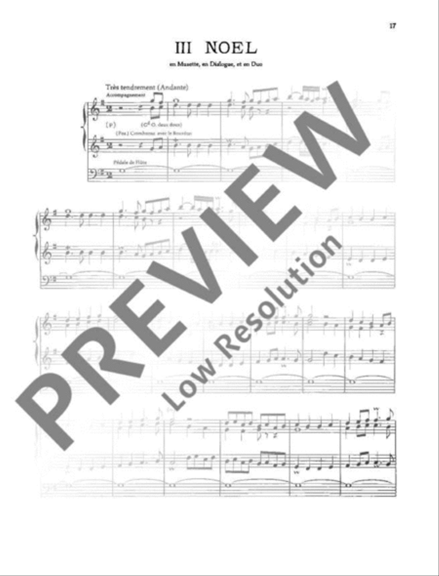 Nouveau Livre de Noëls Nouveau Livre de Noëls Harpsichord scores gallery preview page 18
