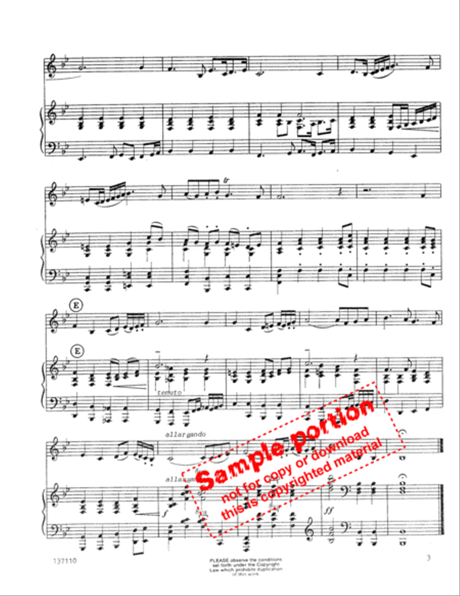 Crown Him With Many Crowns Horn Solo scores gallery preview page 4