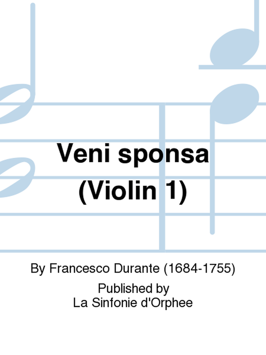 Veni sponsa (Violin 1)