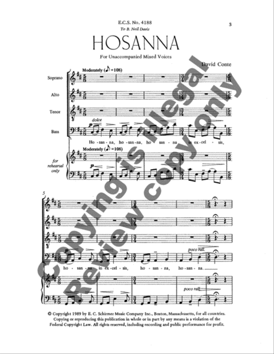 Hosanna image number null