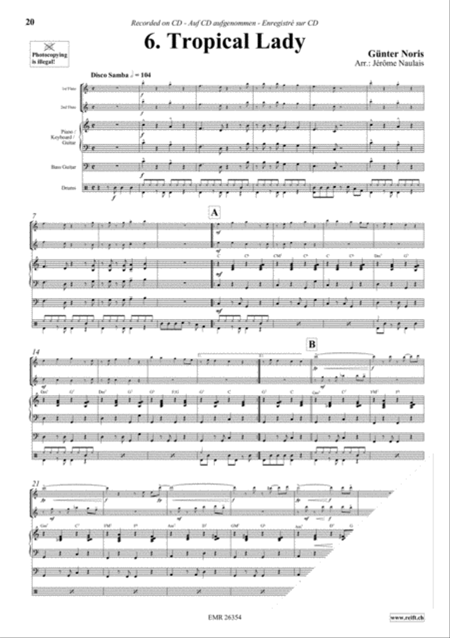 Let's Dance Volume 5 Flute Duet scores gallery preview page 8
