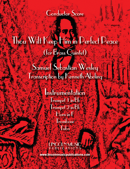 Thou Wilt Keep Him in Perfect Peace (for Brass Quintet) image number null