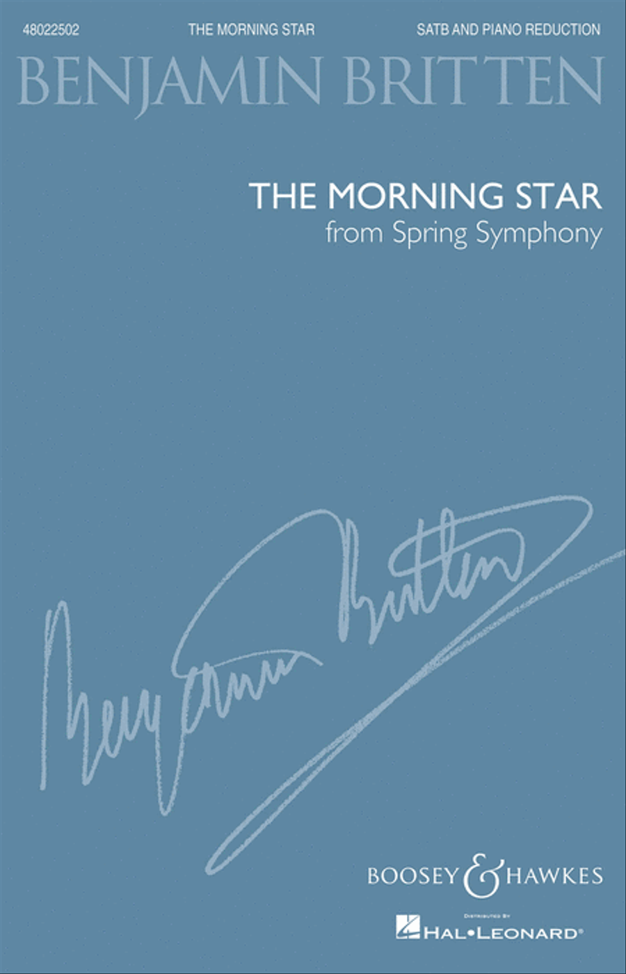 The Morning Star (from Spring Symphony, Op. 44) 4-Part scores gallery preview page 1