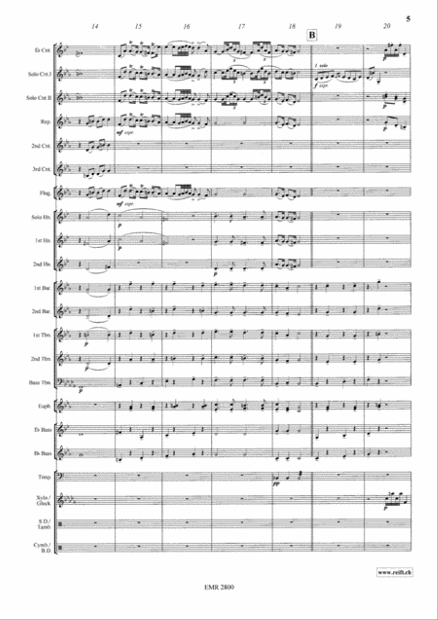Gipsy Fantasy Gipsy Fantasy Brass Band scores gallery preview page 6