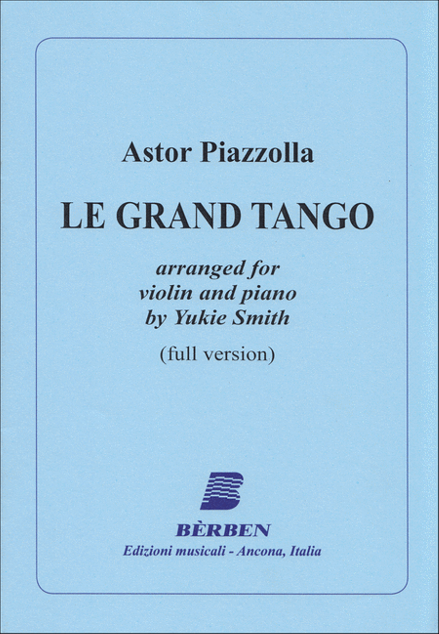 Le Grand Tango Chamber Music scores gallery preview page 1