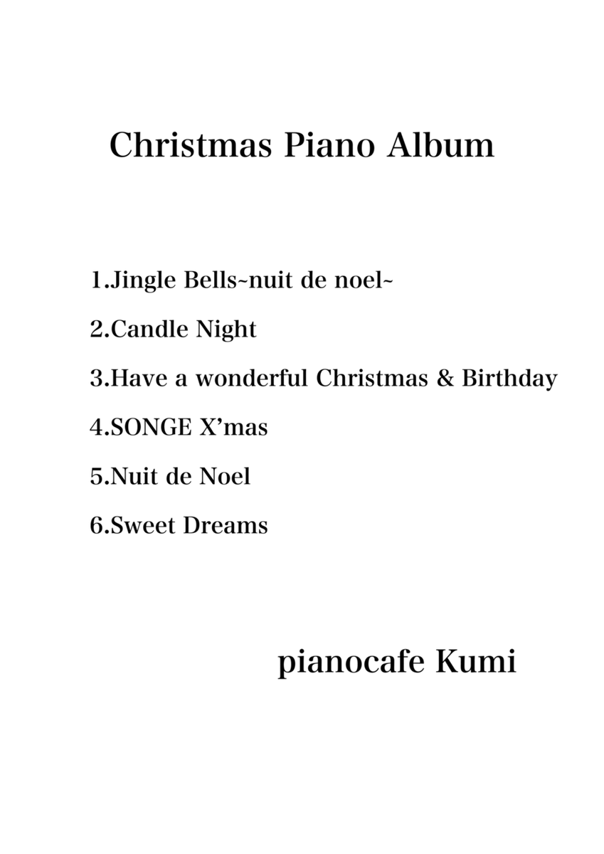 Christmas Piano Album image number null