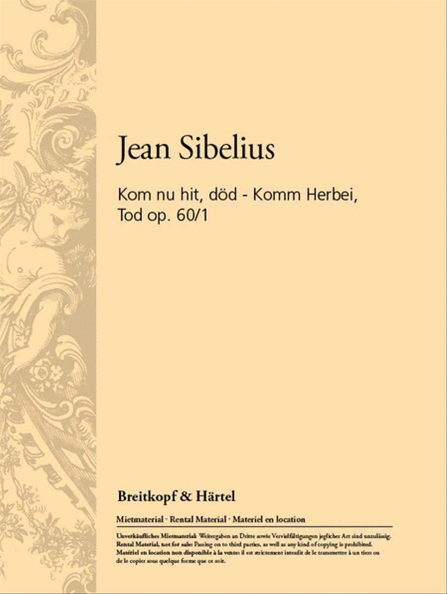 Kom nu hit, död! Op. 60/1 Classical Guitar scores gallery preview page 1