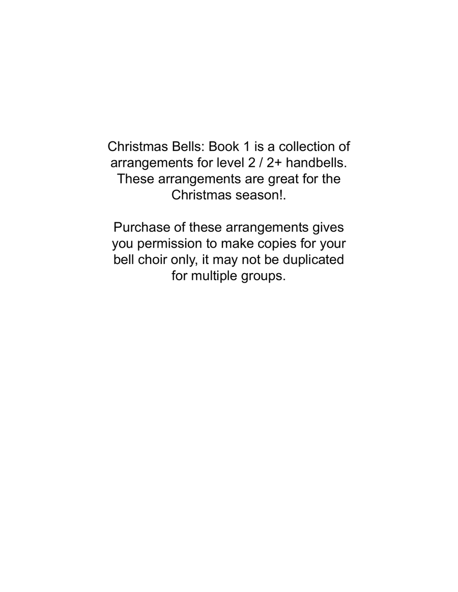 Christmas Bells -Book 1 (3 octave handbells) 3-Octaves scores gallery preview page 2
