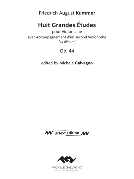Eight Grand Studies for Cello, Op. 44 image number null