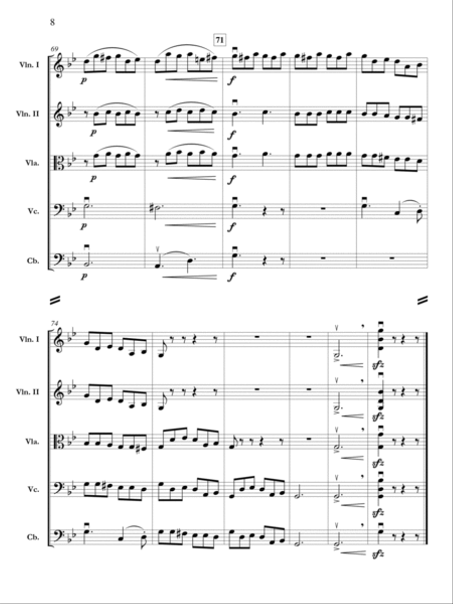On the King's Errand Orchestra scores gallery preview page 9