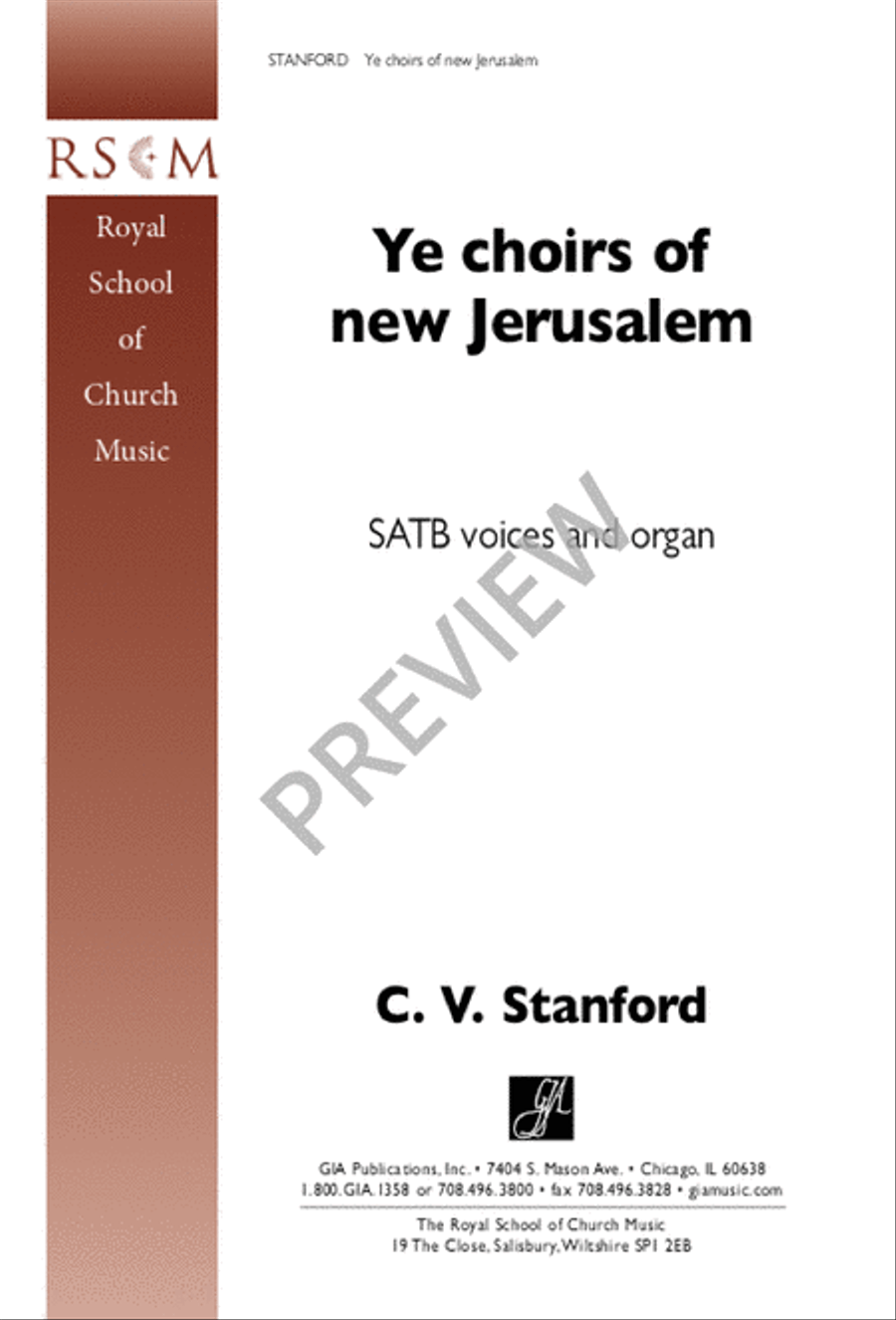 Ye Choirs of New Jerusalem image number null