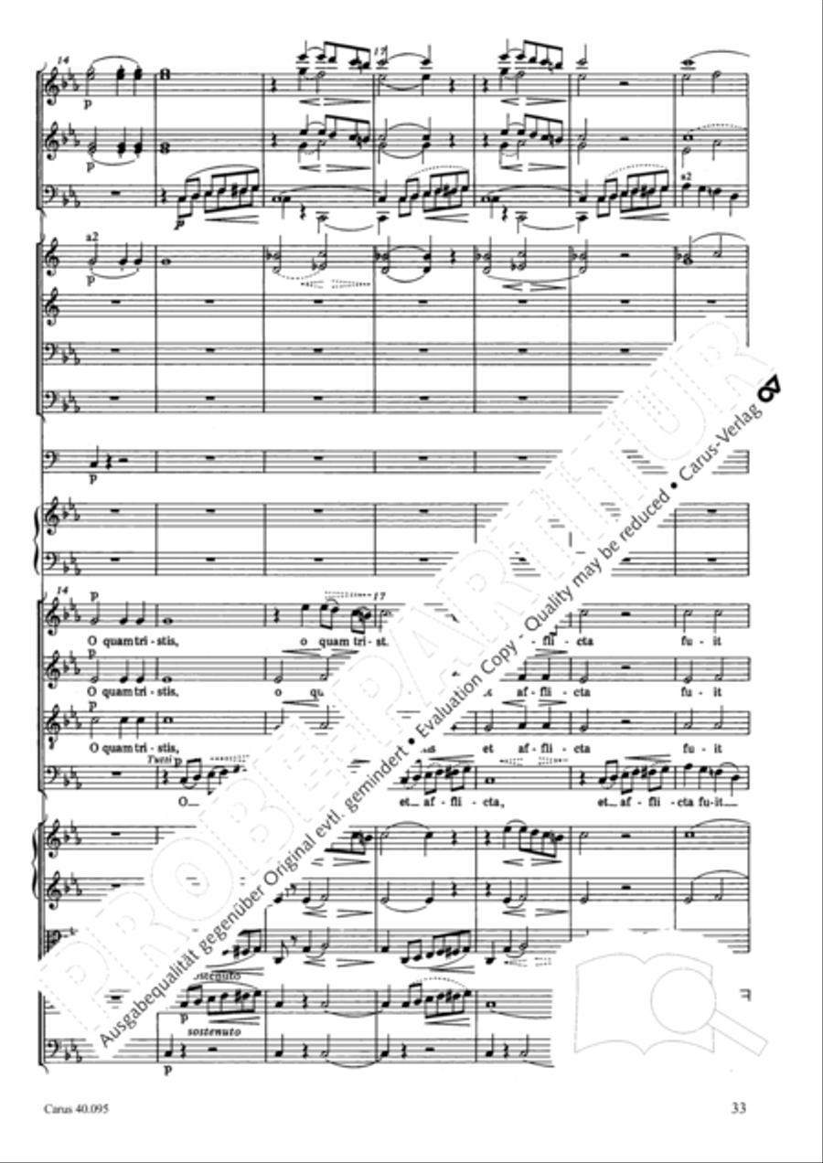 The Seven Words (Die Sieben Worte) 4-Part scores gallery preview page 48