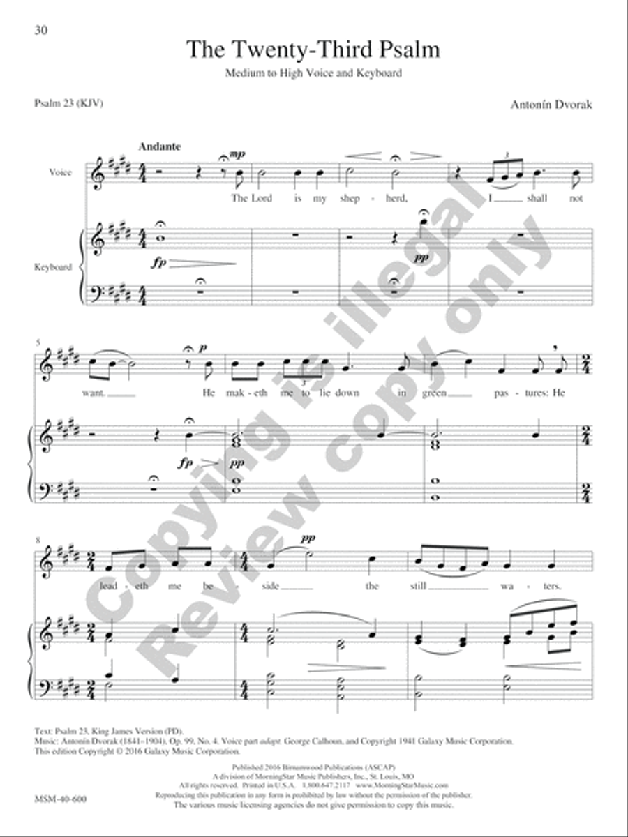 Seasons and Celebrations: General (Summer) High Voice scores gallery preview page 15