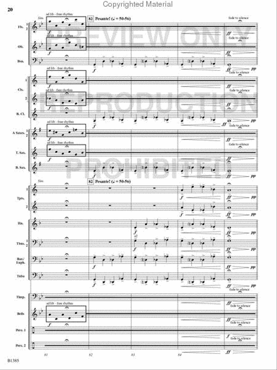 Krakatoa Concert Band scores gallery preview page 19