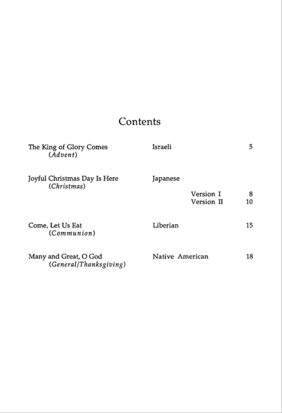 Lift Up Your Voices Unison Choir scores gallery preview page 3
